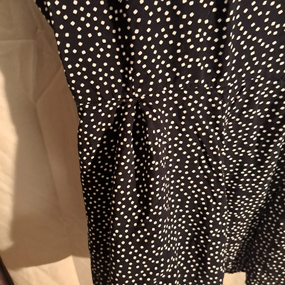 DR 10 Urban Outfitters Romper Shorts Sz 8 Button Front Collar Side Zip Lined - Picture 6 of 10